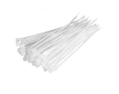 Kábelkötegelõ, vezetékkötegelõ 300x4,8 mm natúr fehér (100db/cs)