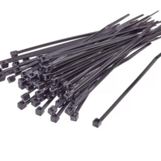 Kábelkötegelõ, vezetékkötegelõ 200x4,8 mm fekete (100db/cs)