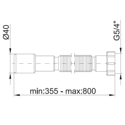 JOLLYFLEX 5/4"x32/40 csatlakozóval STY-616 mûanyag hollandis - Image 2