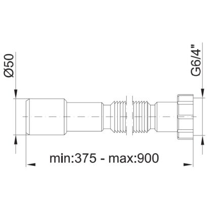 JOLLYFLEX 6/4"x40/50 csatlakozóval STY-617 mûanyag hollandis - Image 2