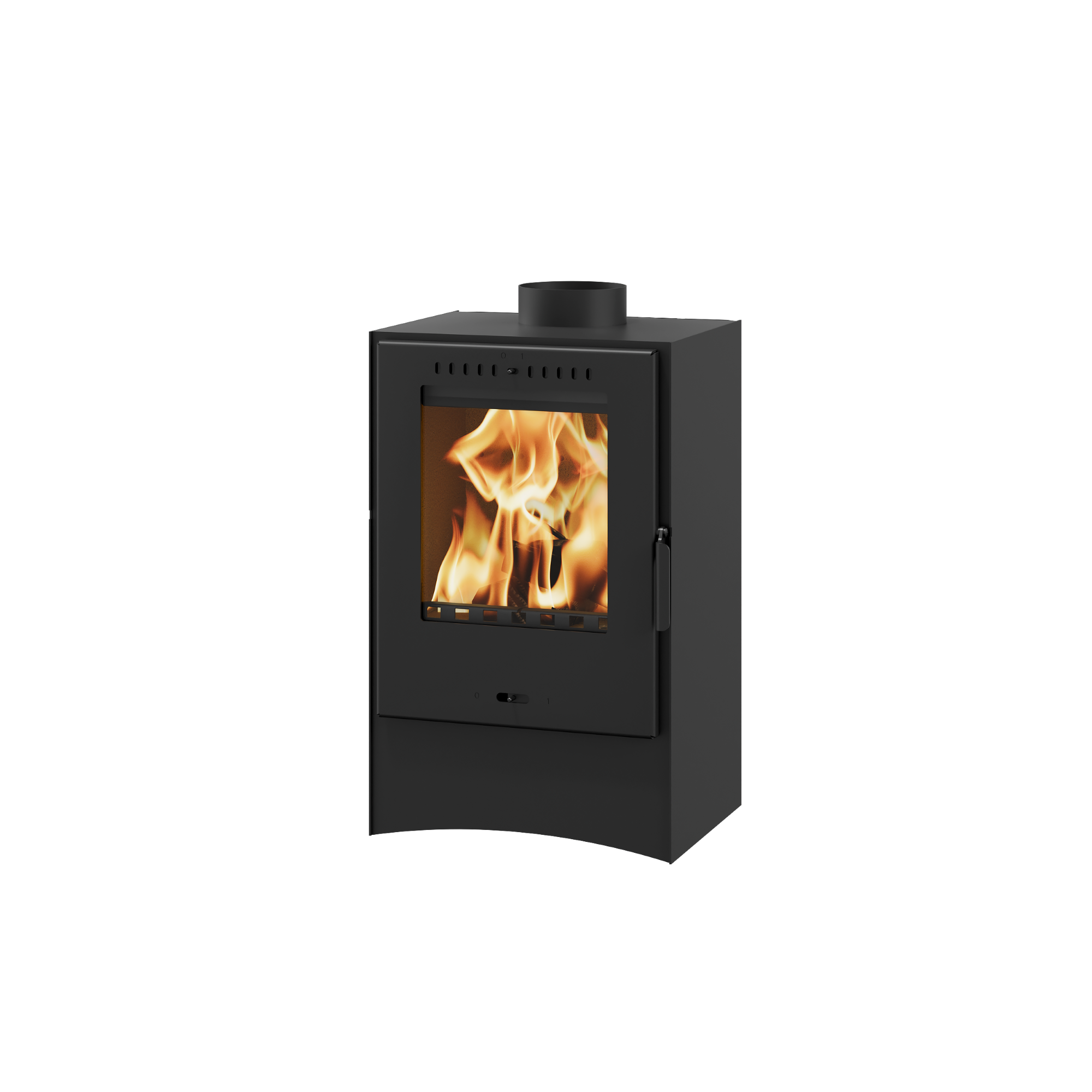 Kandalló Thorma Skal II fekete, 7,0KW, 722x421x376mm, 58 kg