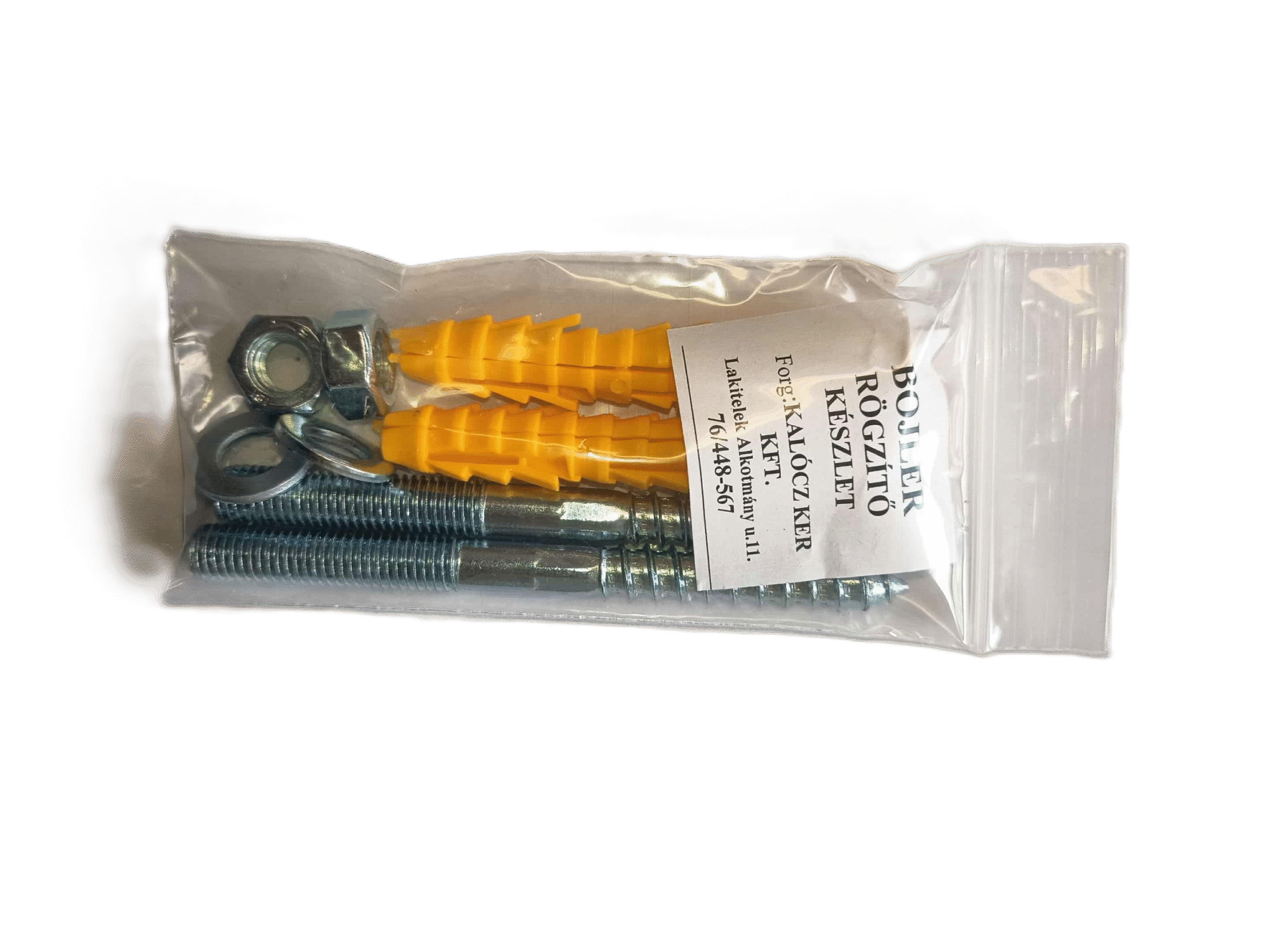 Bojler rögzítõ egységcsomag, dûbel+12x145 mm ászokcsavar+12 anya