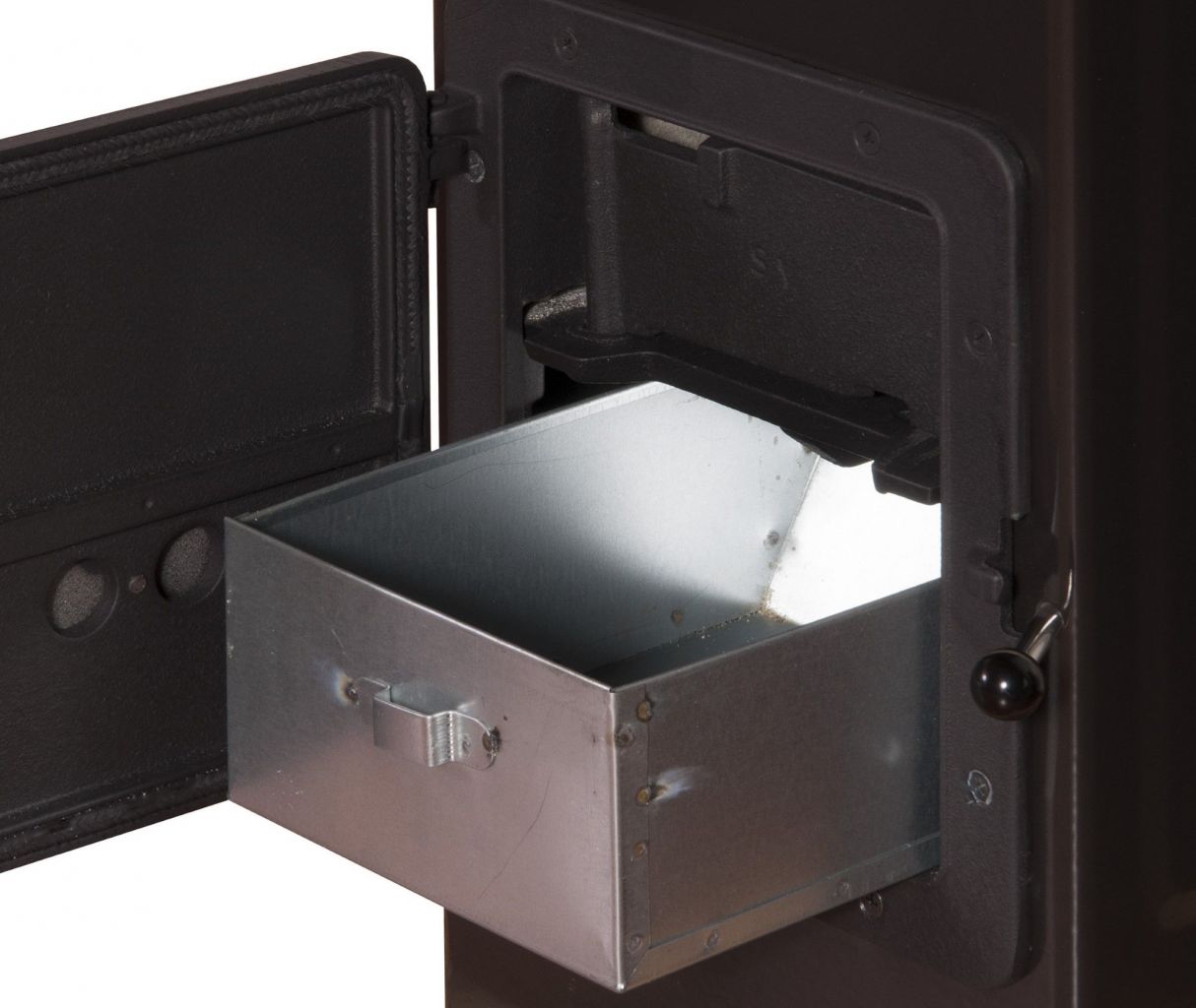 Kandalló Kályha Thorma Kerpen II AT fekete, 5,5KW, 881x288x333mm, 58 kg - Image 4