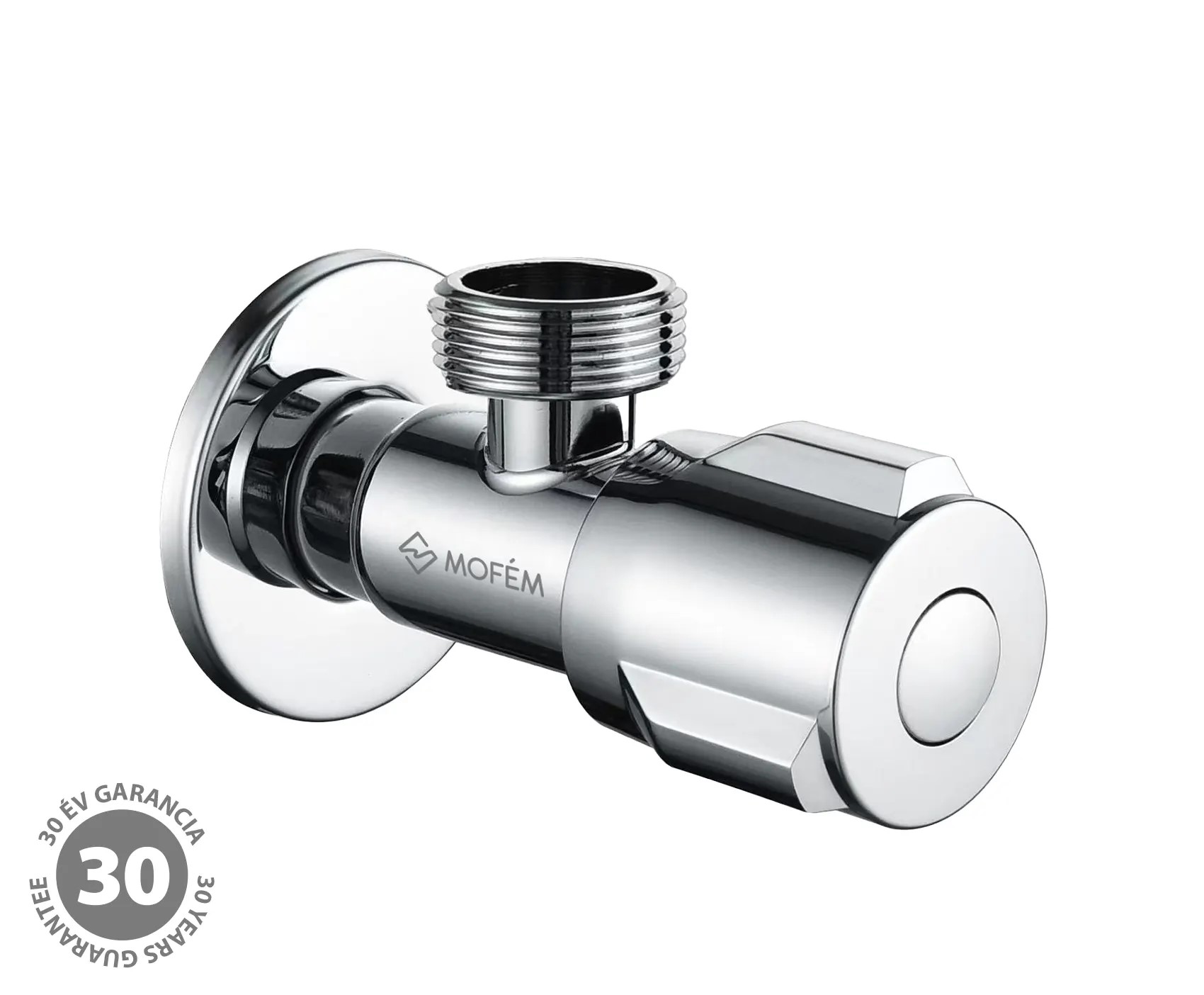 Sarokszelep, mosógépcsap 1/2"x3/4" MOFÉM KERÁMIABETÉTES 163-0042-00