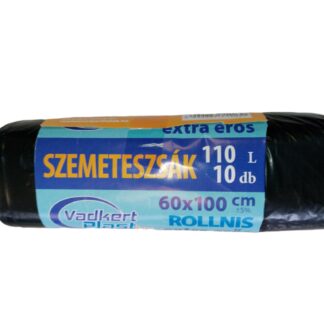 Szemeteszsák 110 liter 10db/roll 60cm x 110cm (25 roll/gyûjtõ) PE