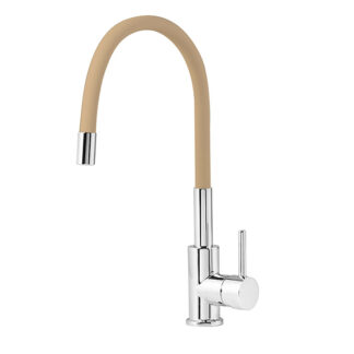 MOFÉM Infinite mosogató csaptelep, egykaros, álló, FLEXIBILIS kifolyó BÉZS 2591S280B1