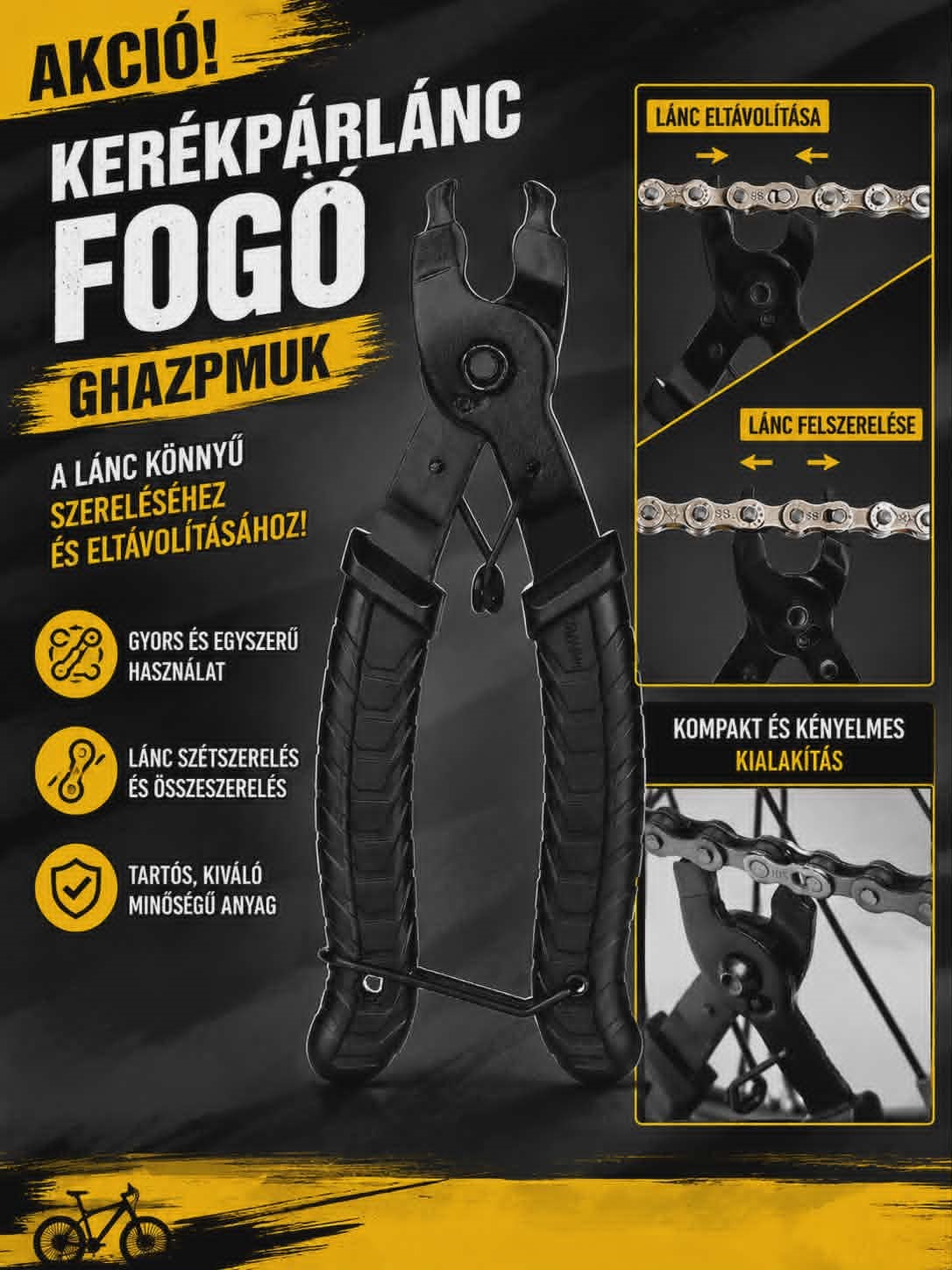 Kerékpárlánc fogó Ghazpmuk