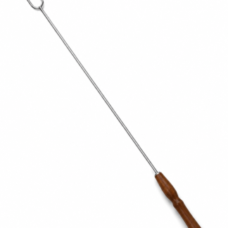 Nyárs, villás saválló fa nyéllel 95 cm