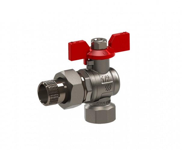 Golyóscsap 1/2" KB+holl Sarok